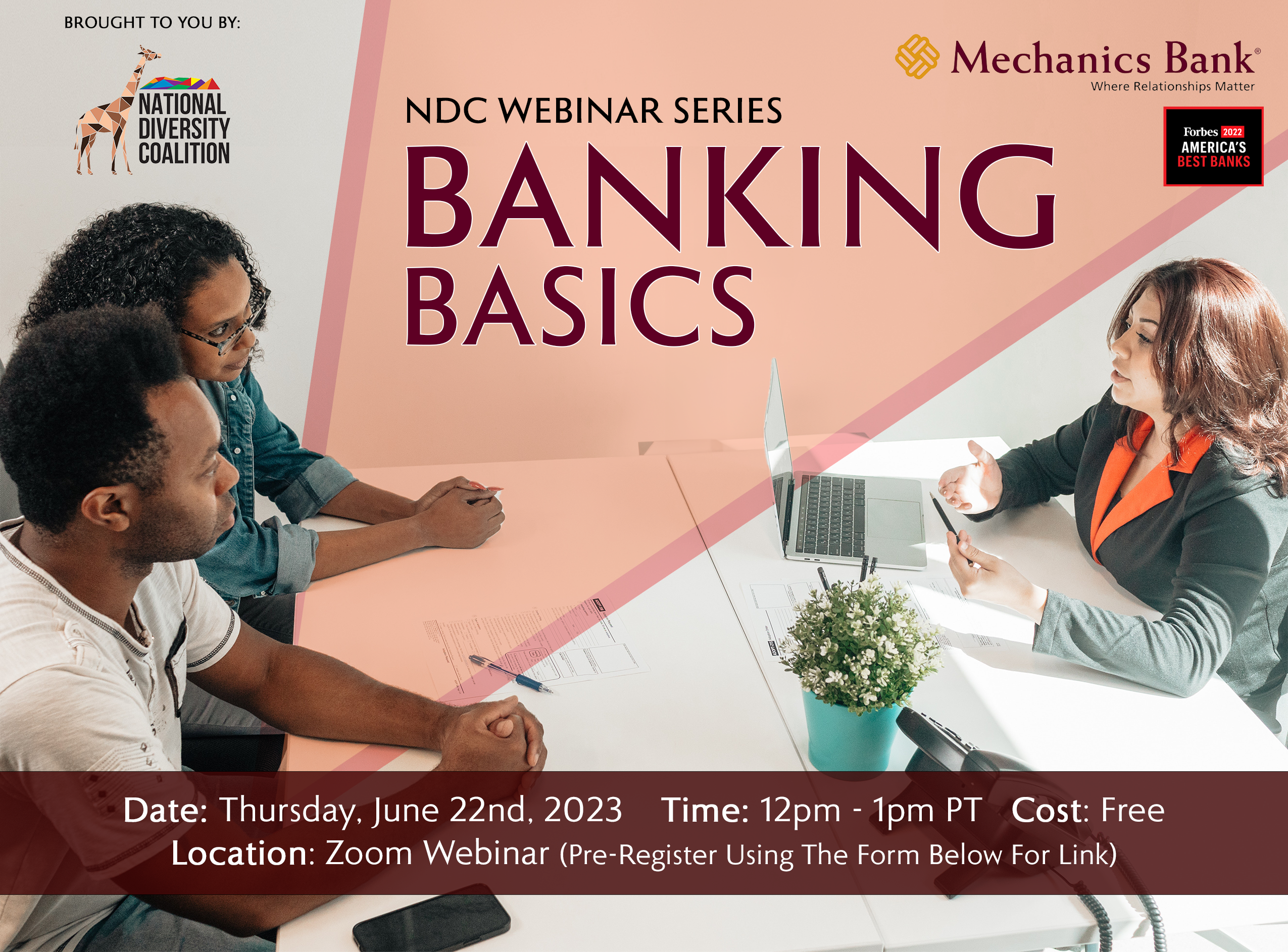 Banking Basics – Webinar June 22nd, 2023